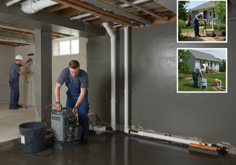 Basement Waterproofing and Flood Prevention process in Rensselaer, IN